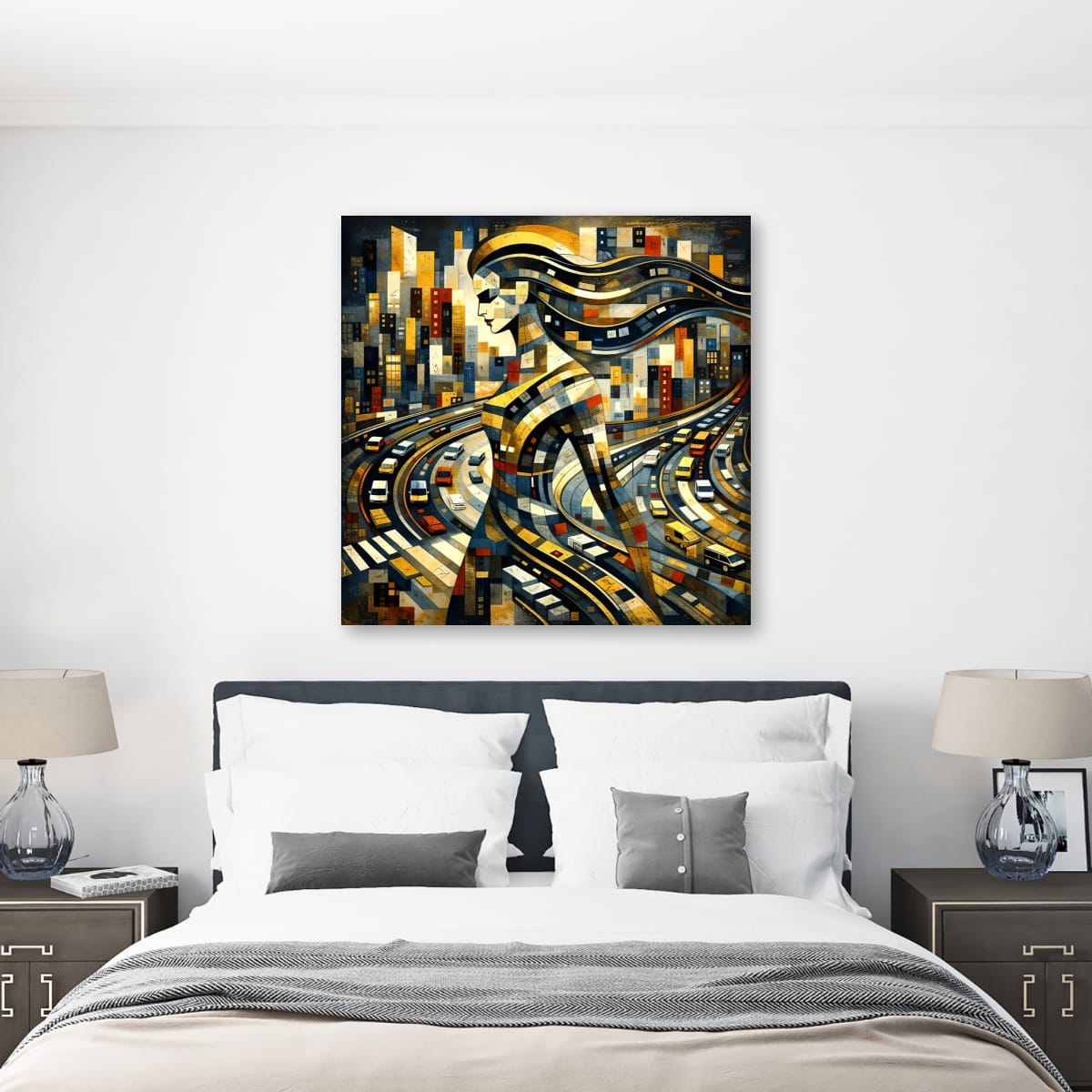 She Carries the City Forward - Fine Art Print