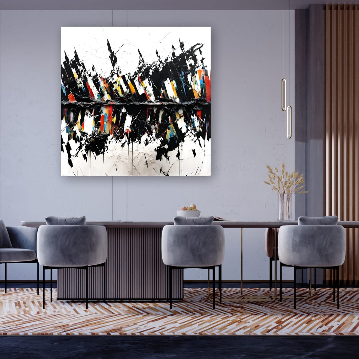 The Line That Refused to Hold - Canvas