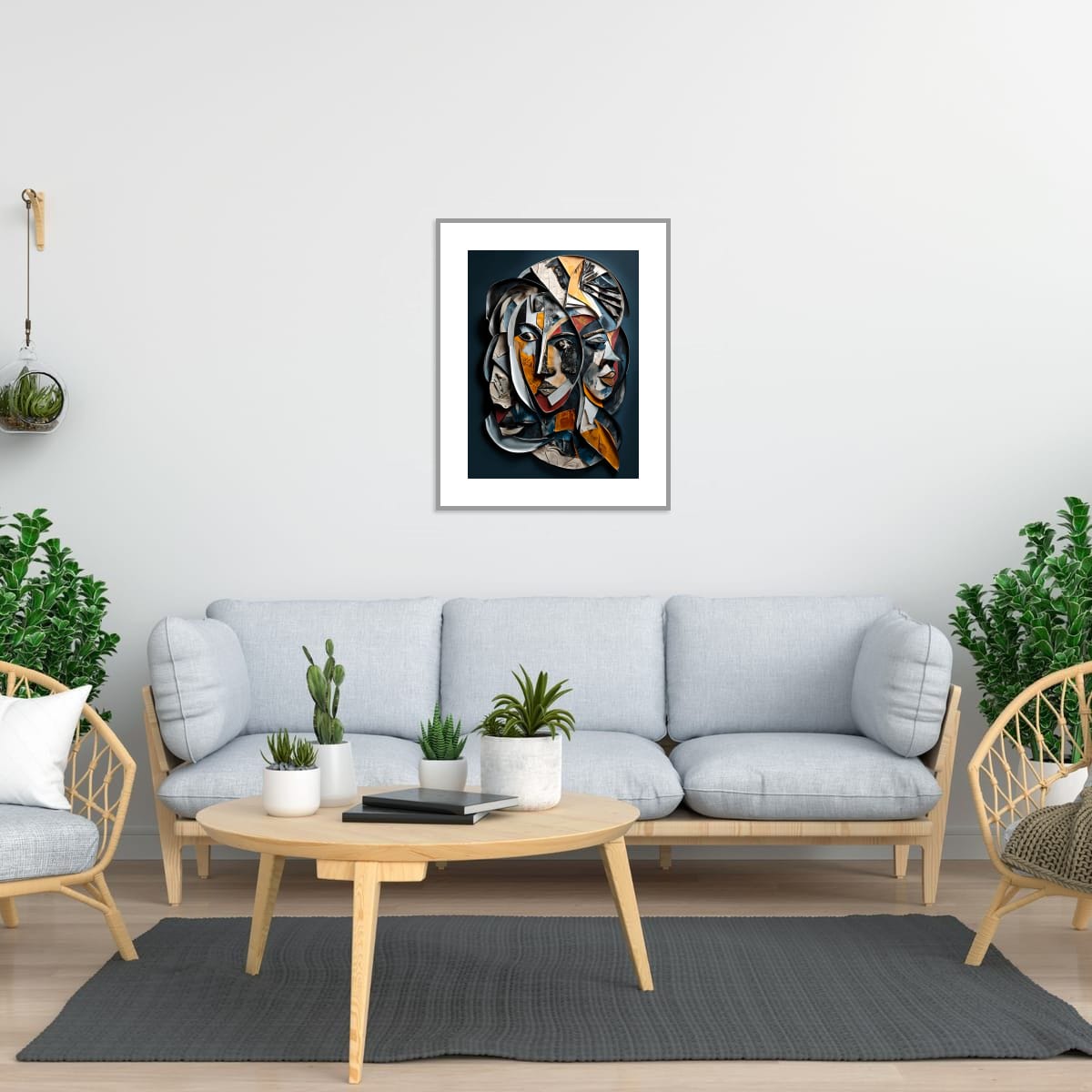 Assembled Without Apology - Museum-Quality Matte Paper Metal Framed Poster - Image 3