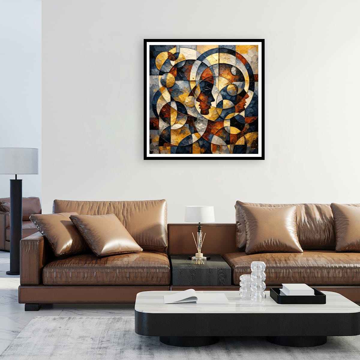 Geometry Learns a Face - Fine Art Print