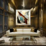 Intersecting Silence - Museum-Quality Matte Paper Wooden Framed Poster