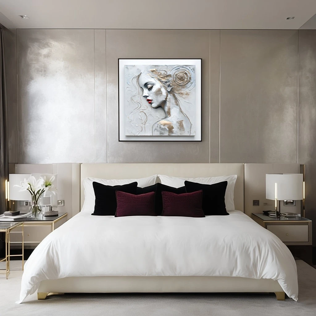 Relic in White - Premium Wooden Framed Poster With Premium Matte Paper